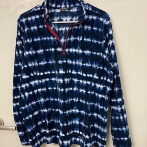 Eddie Bauer tie-dye fleece women’s XL